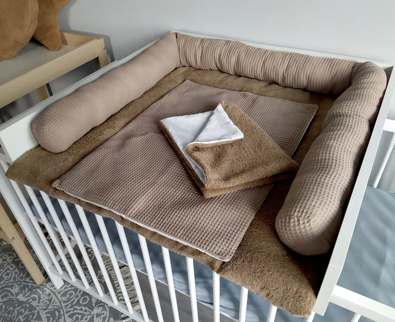 Changing mat | Dark beige Frotte