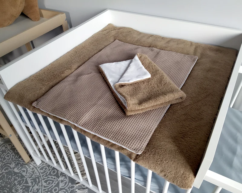 Changing mat | Dark beige Frotte