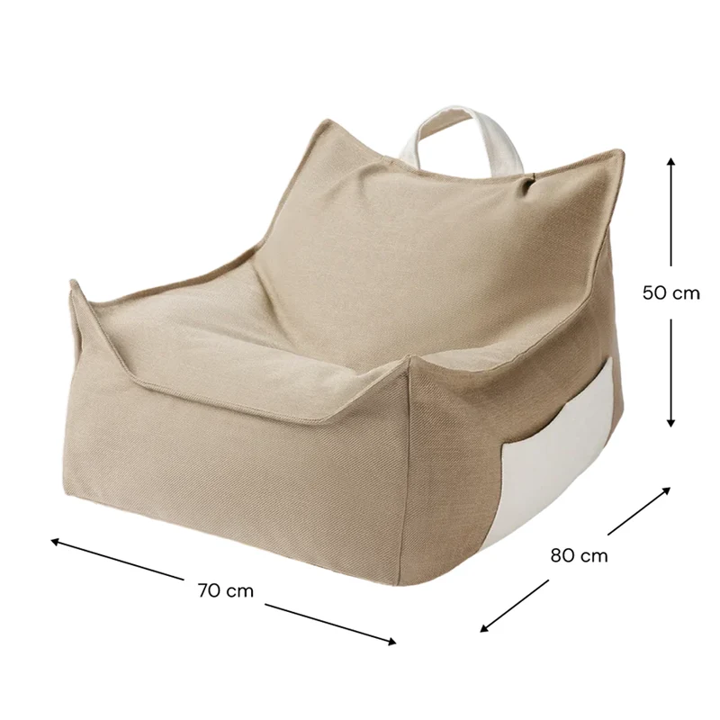 Wigiwama Outdoor Sitzsack 'Beanbag' Dune