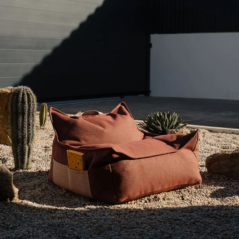 Wigiwama Outdoor Sitzsack 'Beanbag' Pomegranate