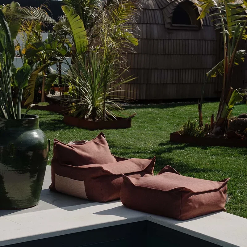 Wigiwama Outdoor Sitzsack 'Beanbag' Pomegranate