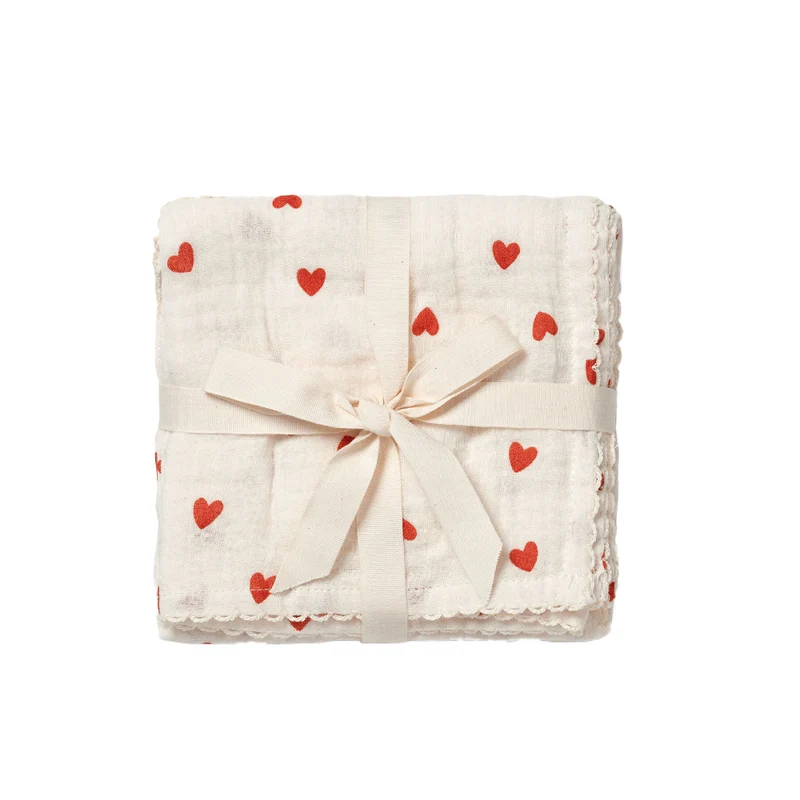 Dear April Musselin Mulltücher 3er-Pack 'Mio' Little Love