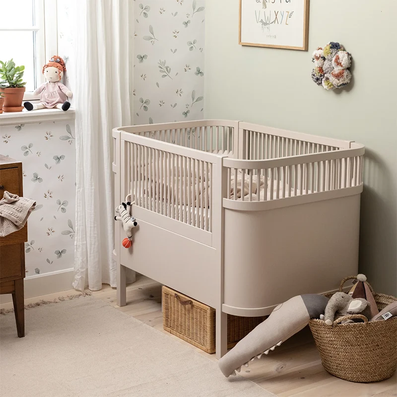 Sebra Baby und Junior Bett Birchbark Rose
