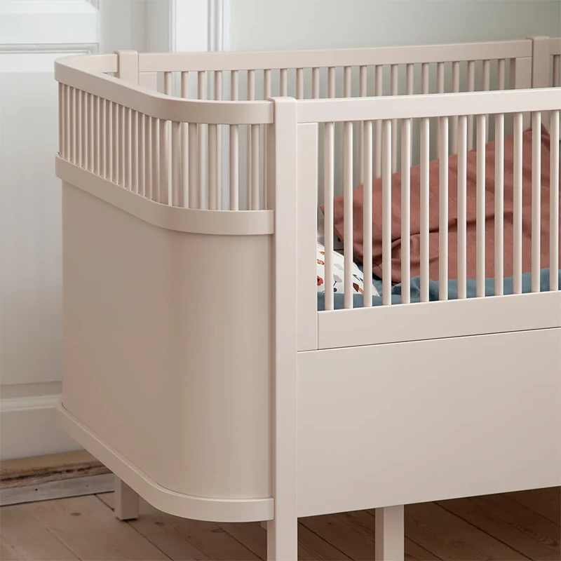 Sebra Baby und Junior Bett Birchbark Rose