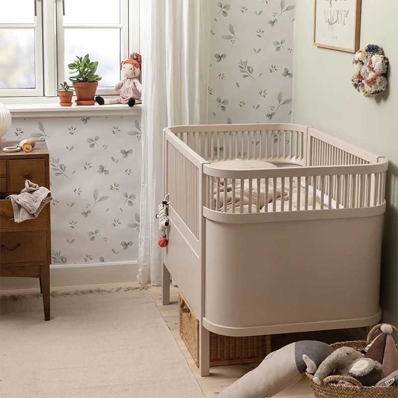Sebra Baby und Junior Bett Birchbark Rose