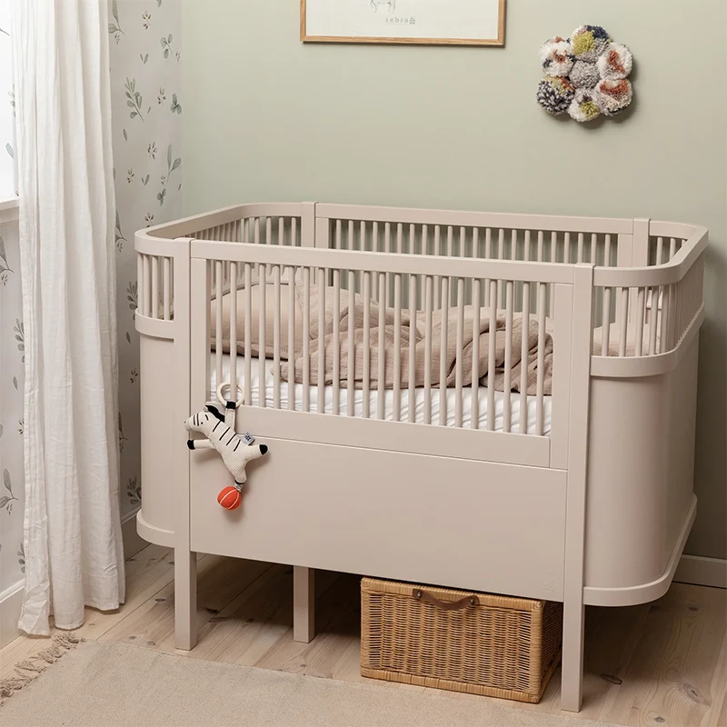 Sebra Baby und Junior Bett Birchbark Rose