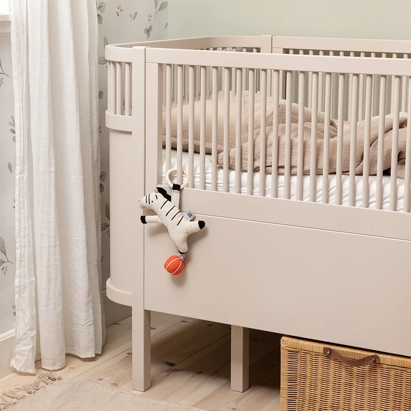 Sebra Baby und Junior Bett Birchbark Rose