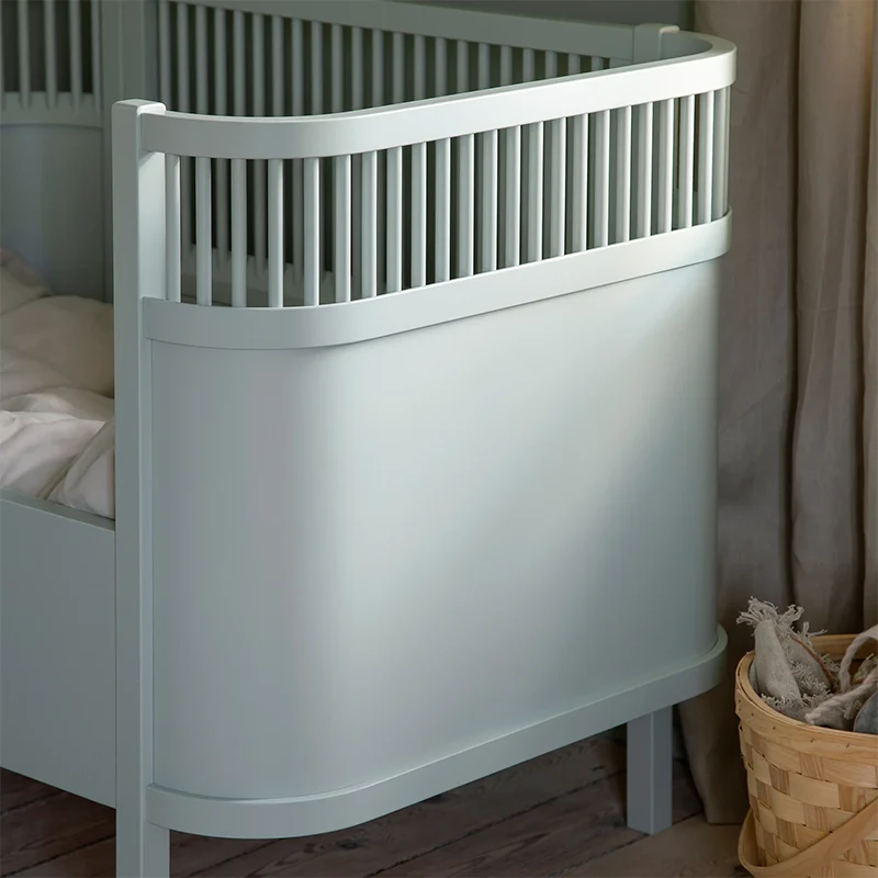 Sebra Baby und Junior Bett Mist Green