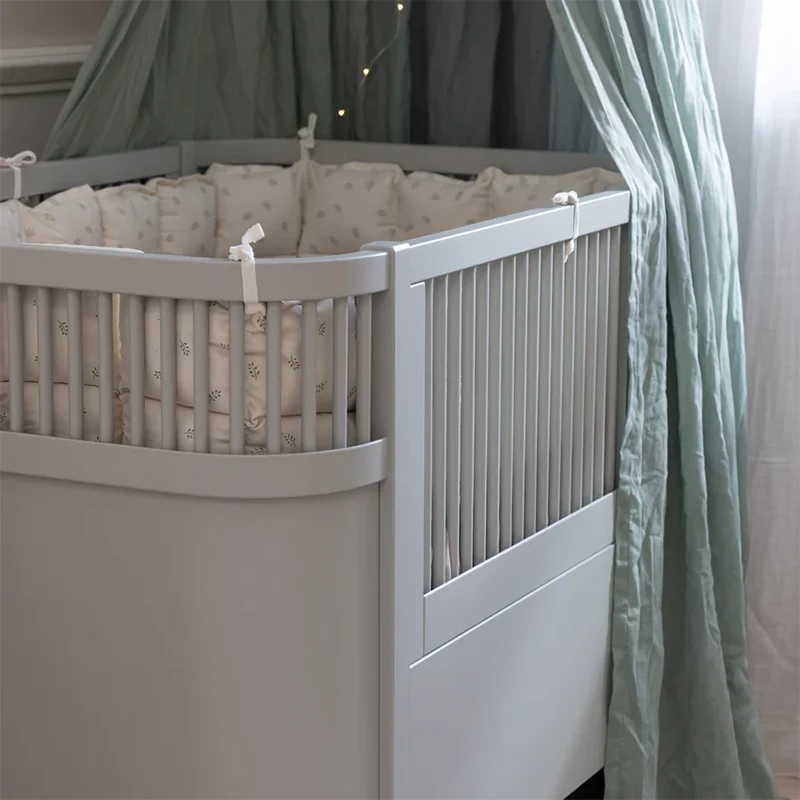 Sebra Baby und Junior Bett Stone Grey