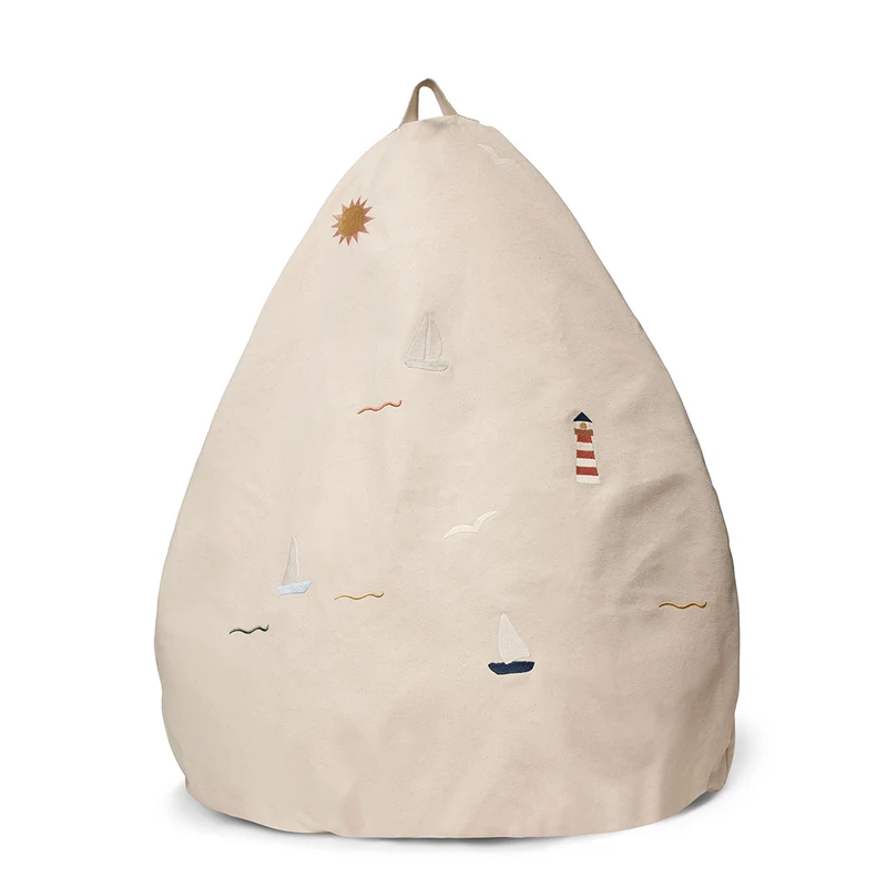 Dear April Bestickter Sitzsack 'Bay' Sealife
