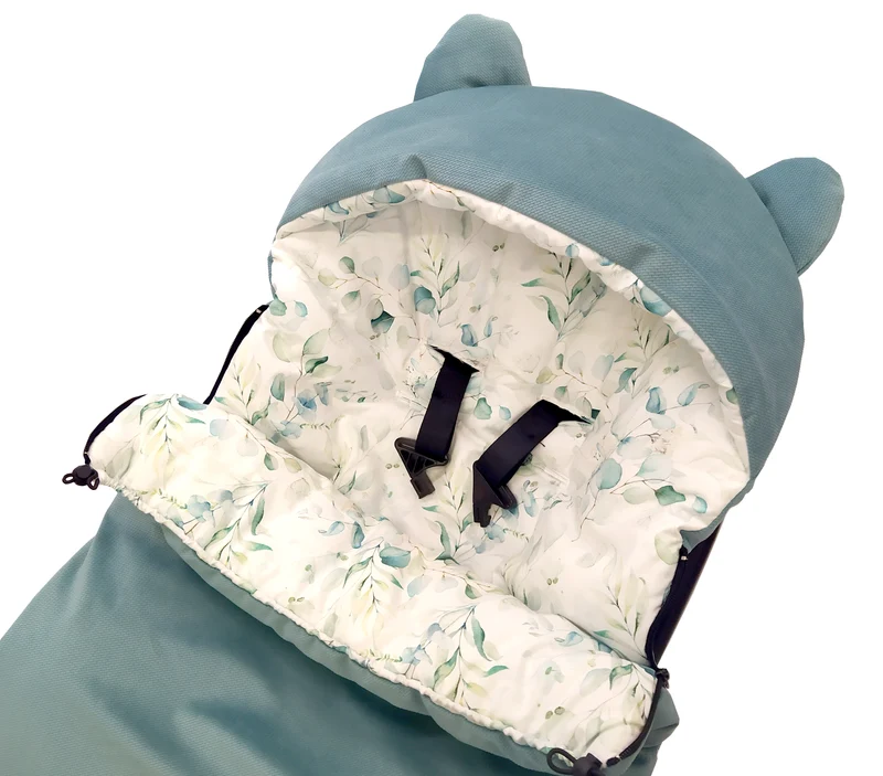 3-in-1 winter swaddle for car seat | Eukalyptus