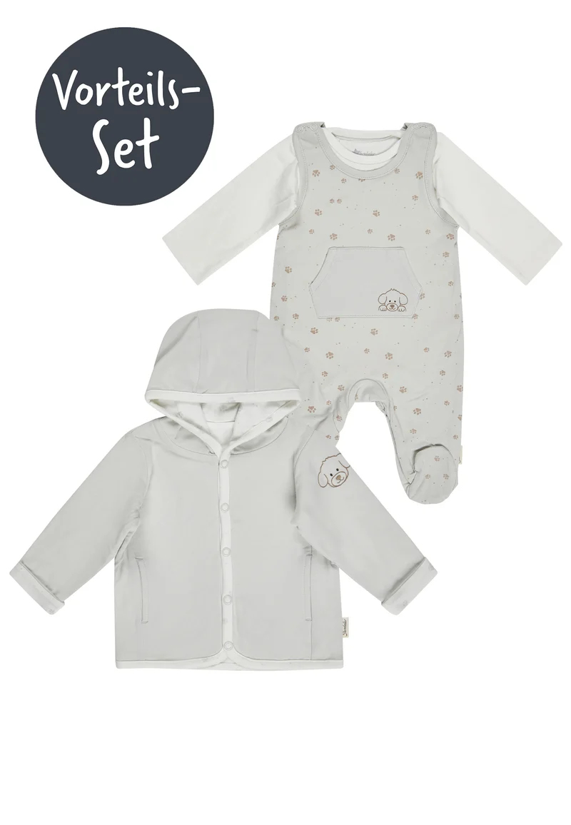 Set Babyjacke und Strampler
