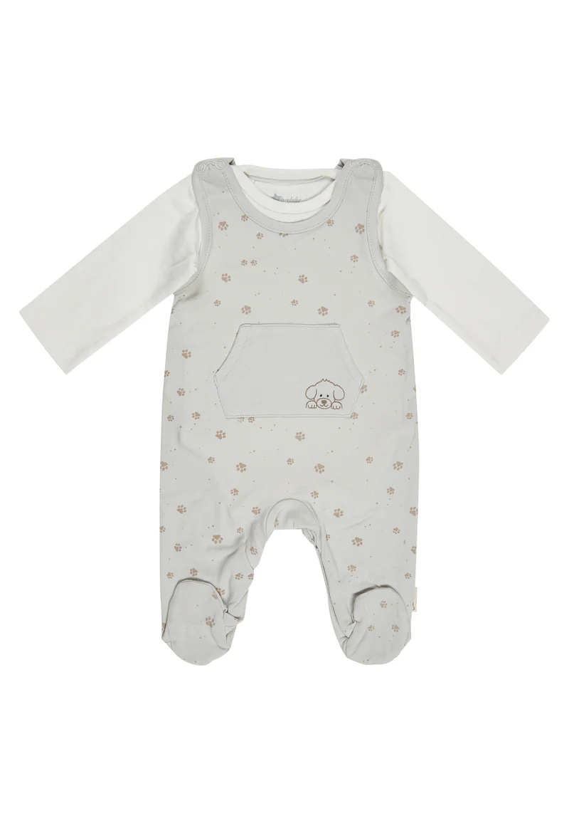 Set Babyjacke und Strampler