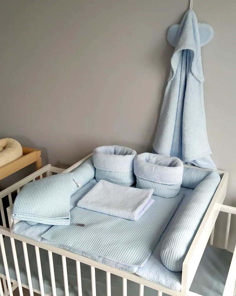 Changing mat | Blue Frotte