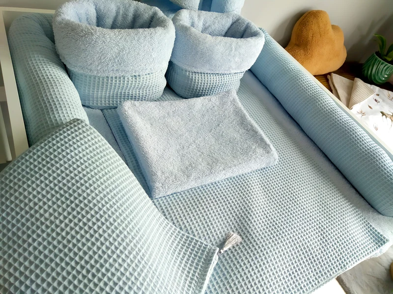 Changing mat | Blue Frotte
