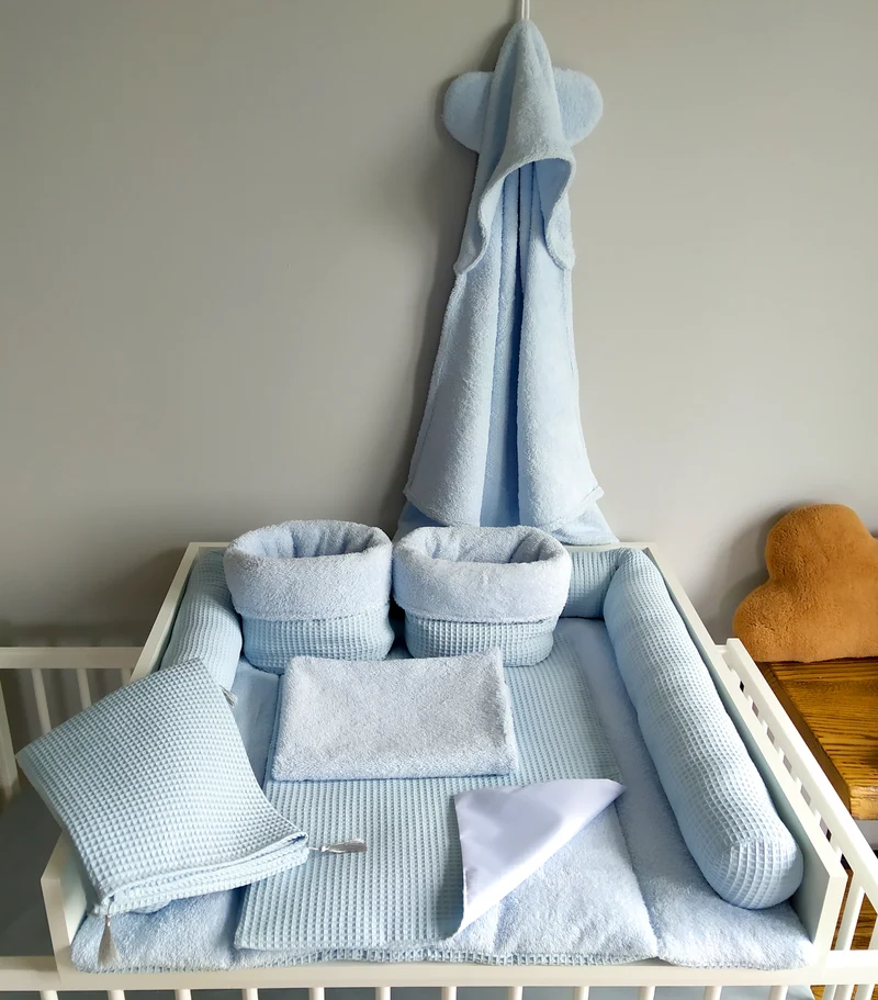Changing mat | Blue Frotte
