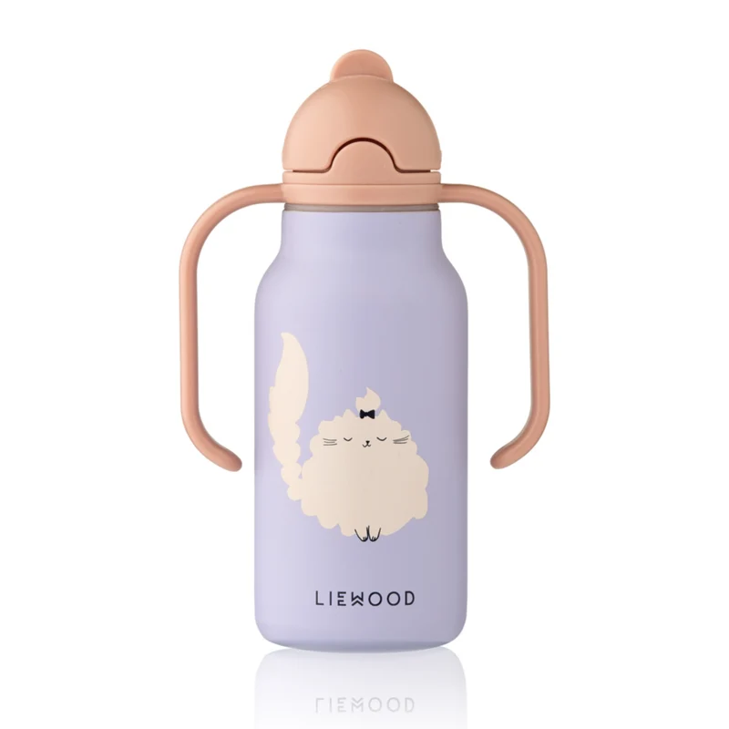 Kindertrinkflasche "Kimmie Cat / Warm lilac" 250ml