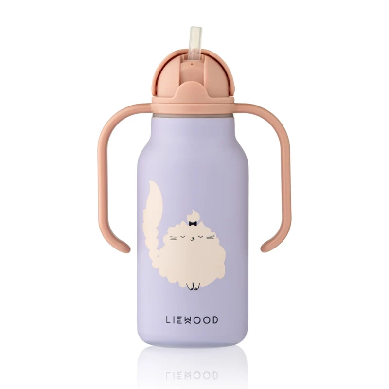 Kindertrinkflasche "Kimmie Cat / Warm lilac" 250ml