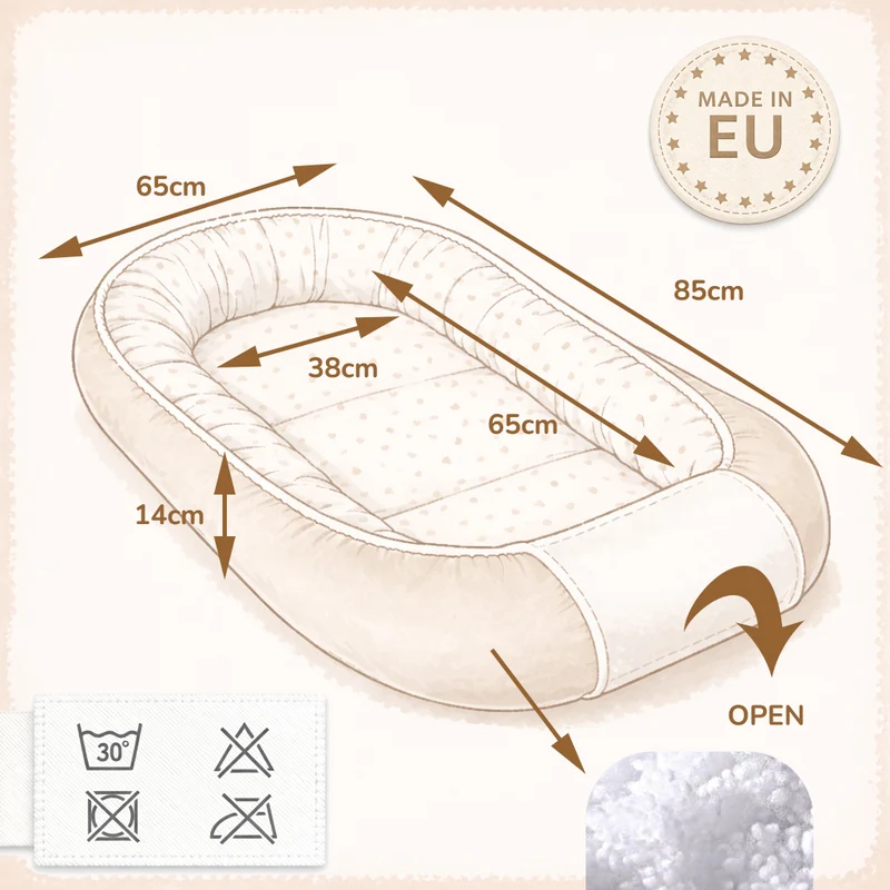 Babynest Brown