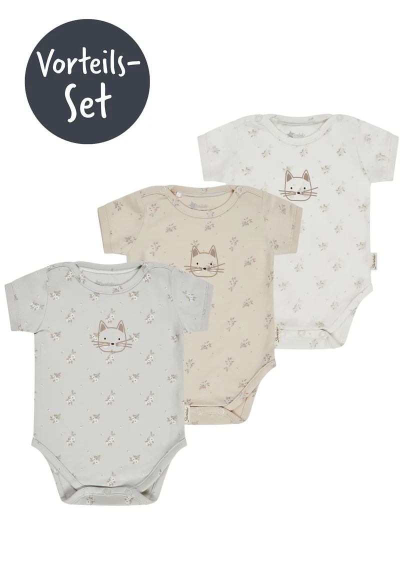Set Bodys 3er Pack Katze Lilly