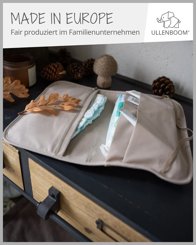 Windeltasche Cord Sand