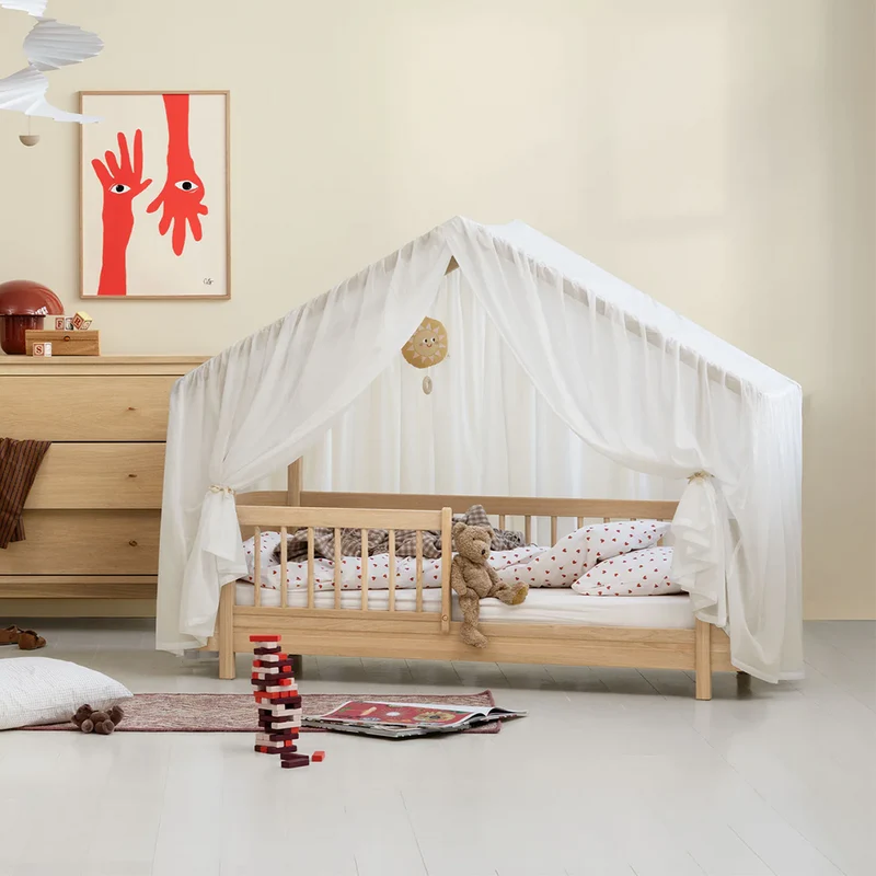 Oliver Furniture Hausbettzelt für Wood Mini+ Hausbett Weiss