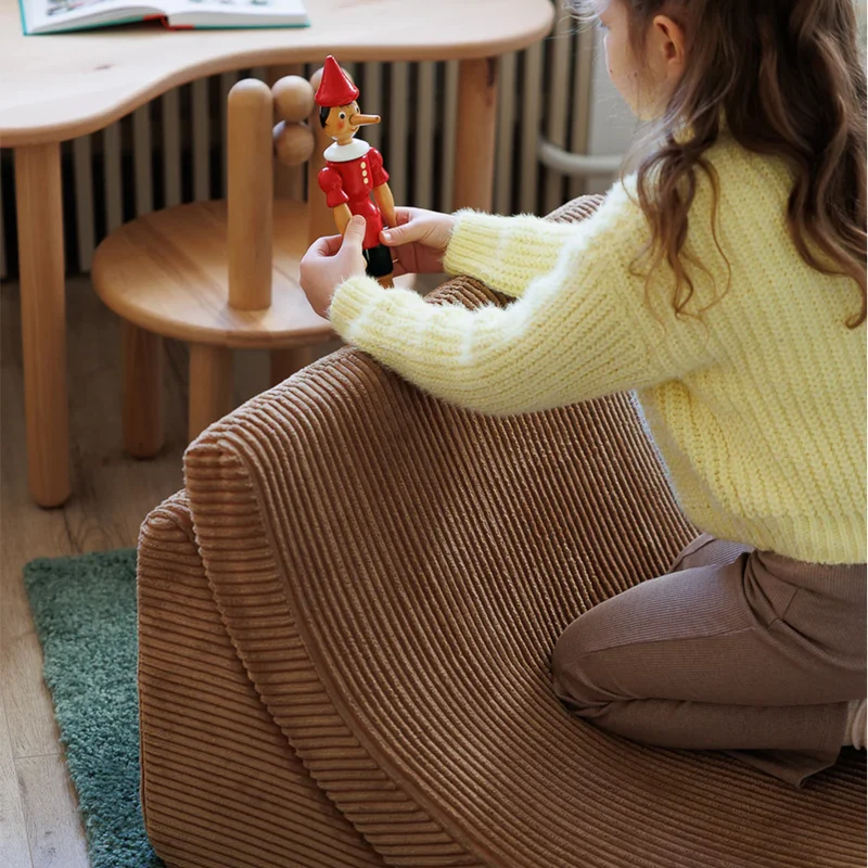 Wigiwama Spielsessel 'Moon Chair' Toffee