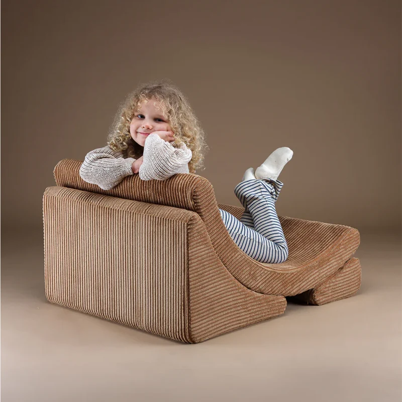 Wigiwama Spielsessel 'Moon Chair' Toffee