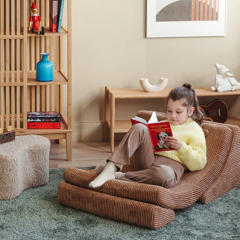 Wigiwama Spielsessel 'Moon Chair' Toffee