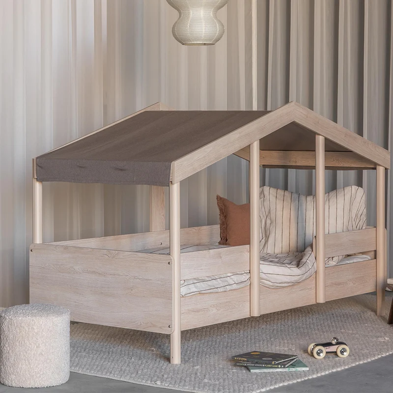 Quax Stoffdach für Hausbett 'Cottage' Chocolate