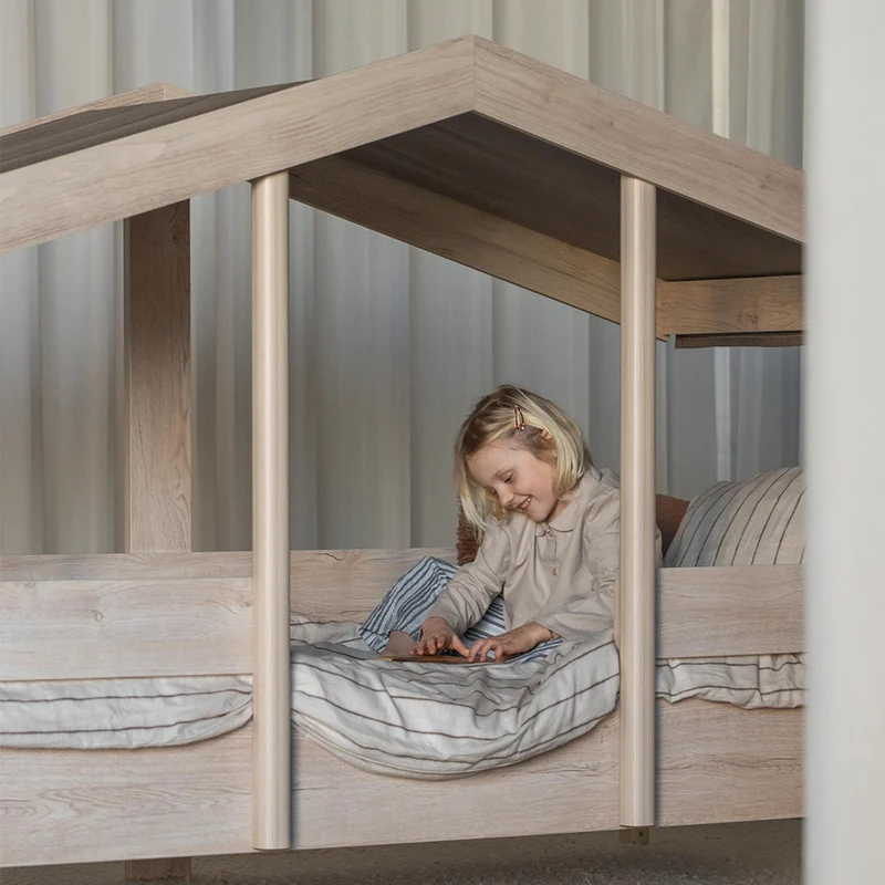 Quax Stoffdach für Hausbett 'Cottage' Chocolate