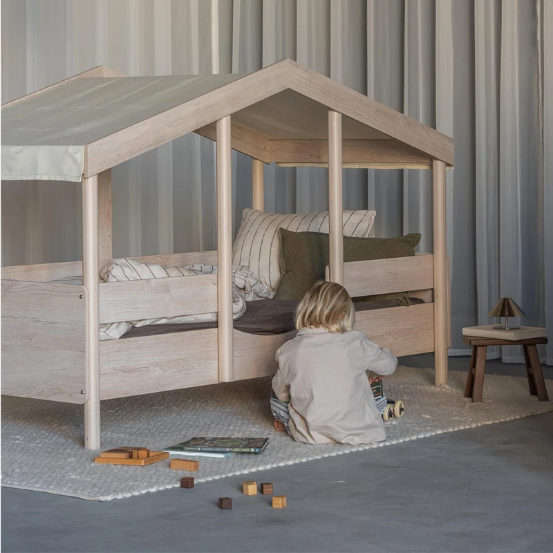 Quax Stoffdach für Hausbett 'Cottage' Butter