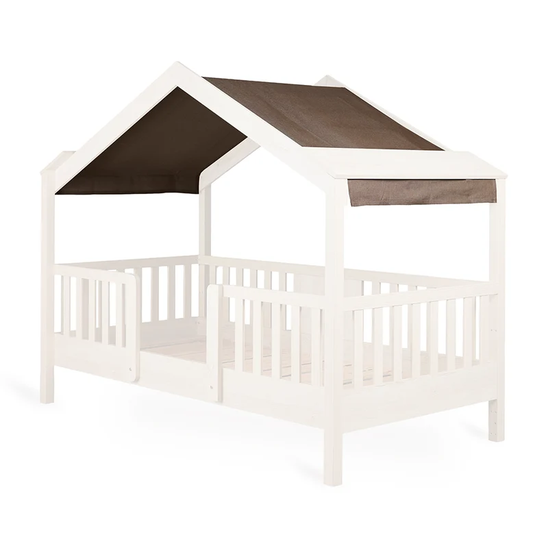 Quax Stoffdach für Juniorbett 'Chalet' Chocolate