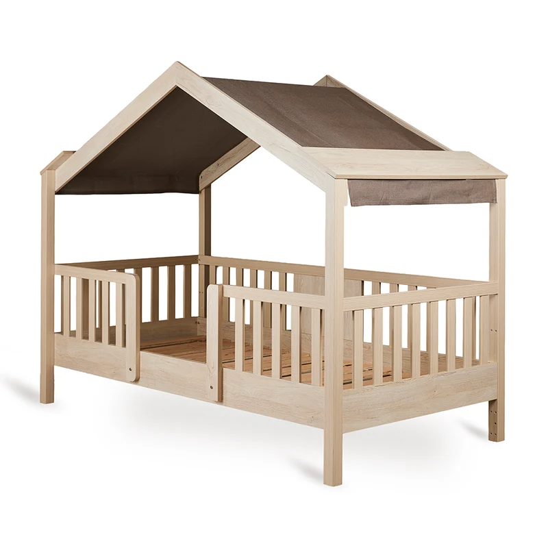 Quax Stoffdach für Juniorbett 'Chalet' Chocolate