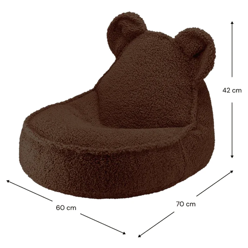 Wigiwama Sitzsack Bear Warm Hazel