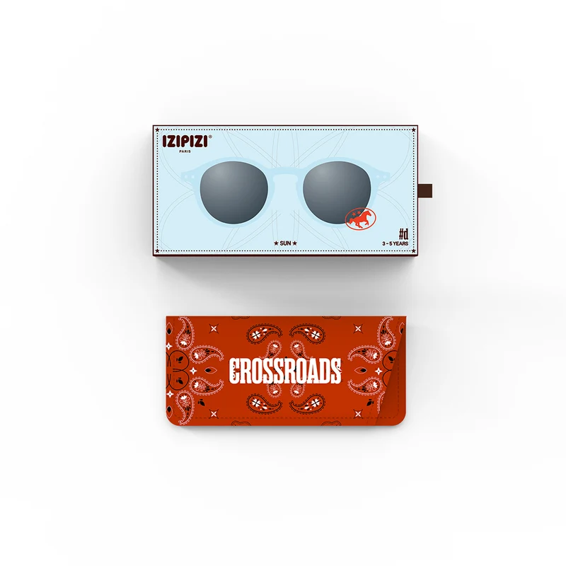 Izipizi Kinder Sonnenbrille 'Crossroads' #D 7-11 Jahre Turquoise Stone