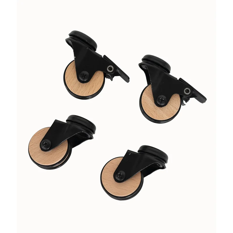 Nani Berlin 4er-Set Lenkrollen für das 4-in-1 mitwachsende Babybett