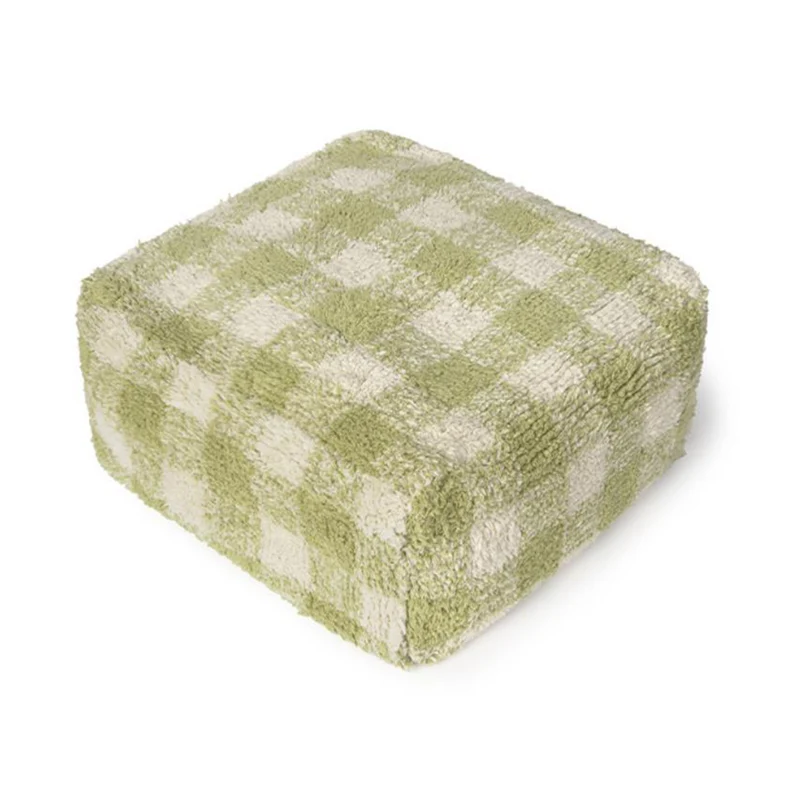 Lorena Canals Pouf 'Vichy' Matcha
