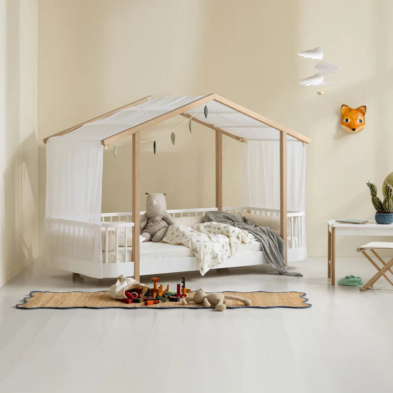 Oliver Furniture Betthimmel für Wood Original Hausbett Weiss