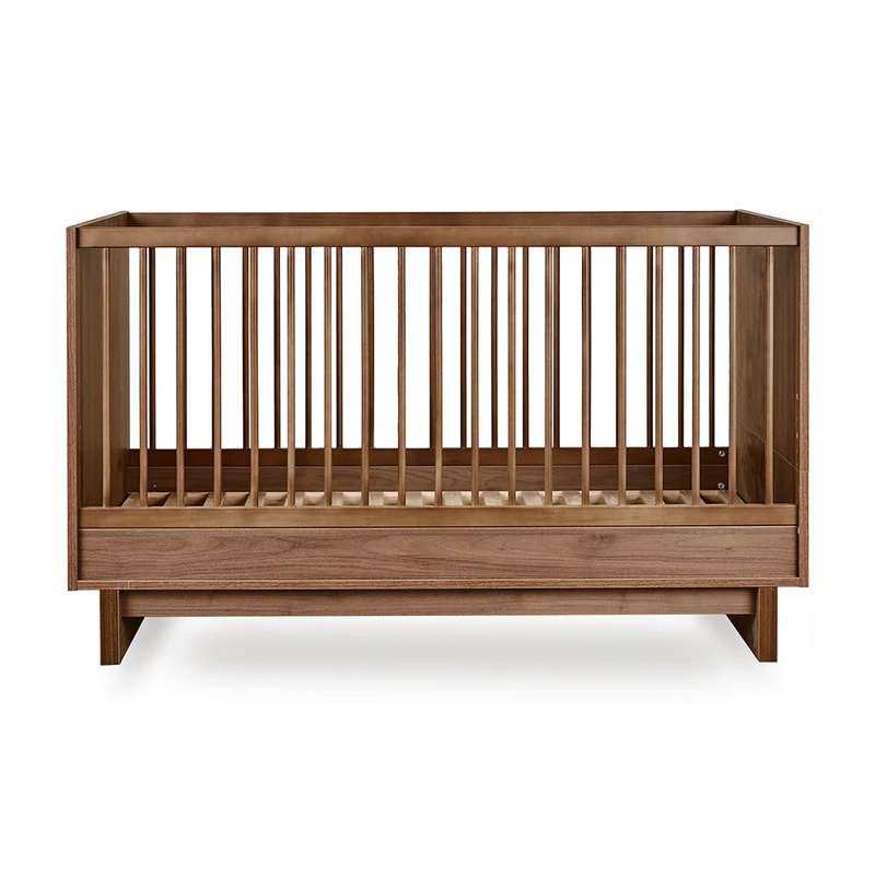 Quax Babybett- und Kinderbett 70 x 140 'Kyo' Walnut
