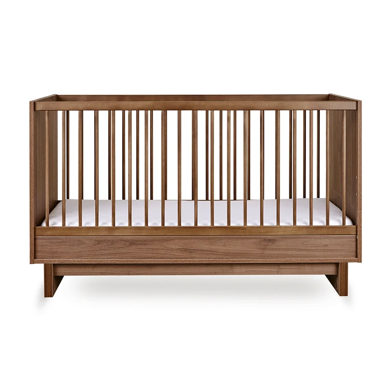 Quax Babybett- und Kinderbett 70 x 140 'Kyo' Walnut