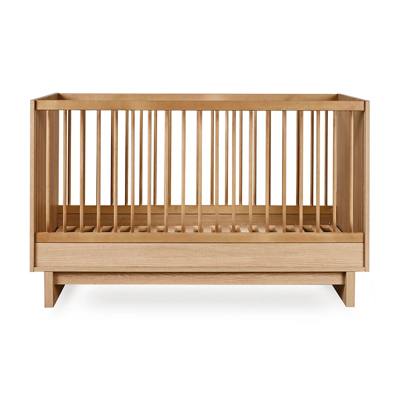 Quax Babybett- und Kinderbett 70 x 140 'Kyo' Honey Ash