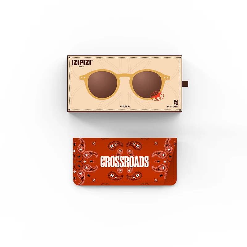 Izipizi Kinder Sonnenbrille 'Crossroads' #D 7-11 Jahre Golden Canyon