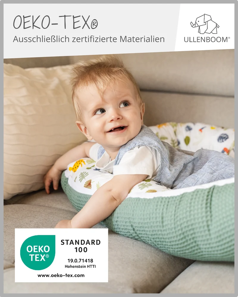 Babynest Salbeigrün Regenwald