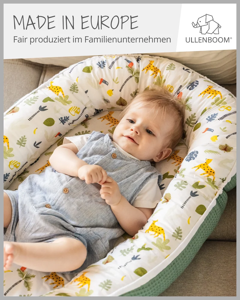 Babynest Salbeigrün Regenwald
