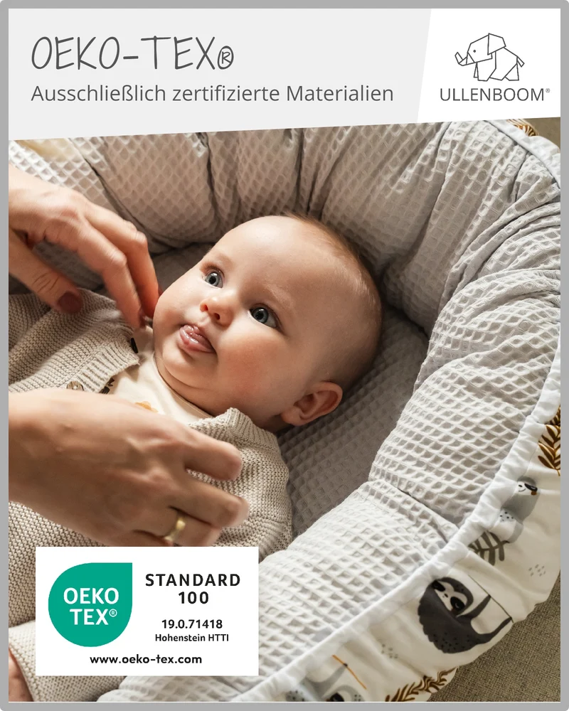 Babynest Grau Faultiere