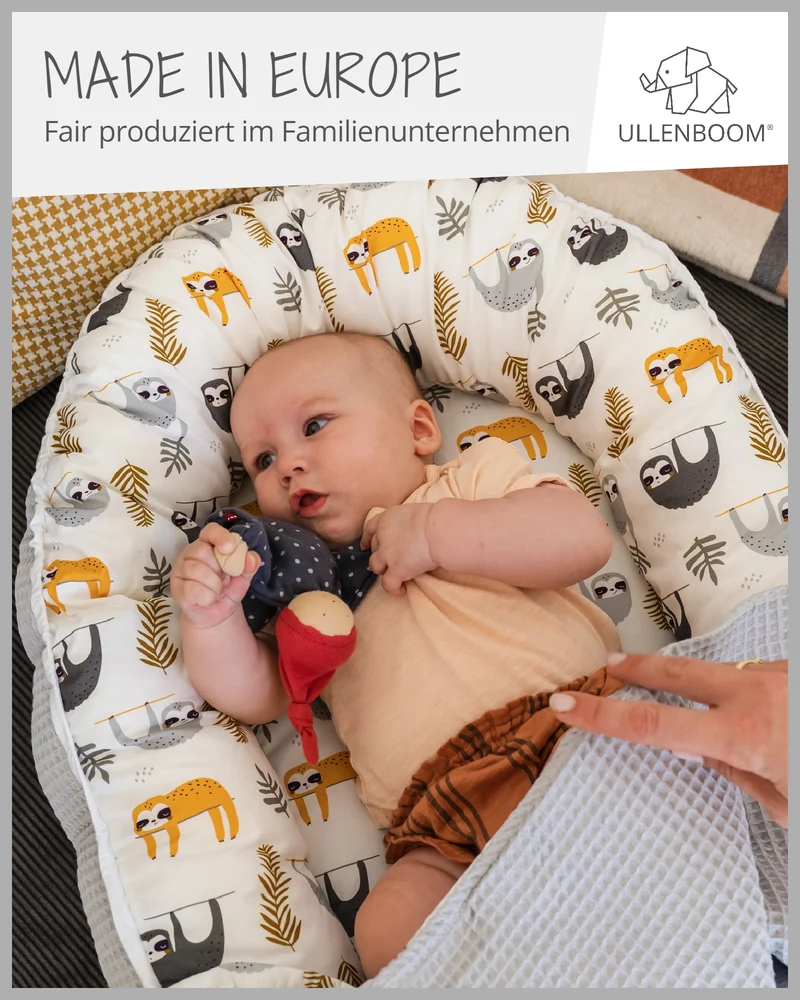Babynest Grau Faultiere
