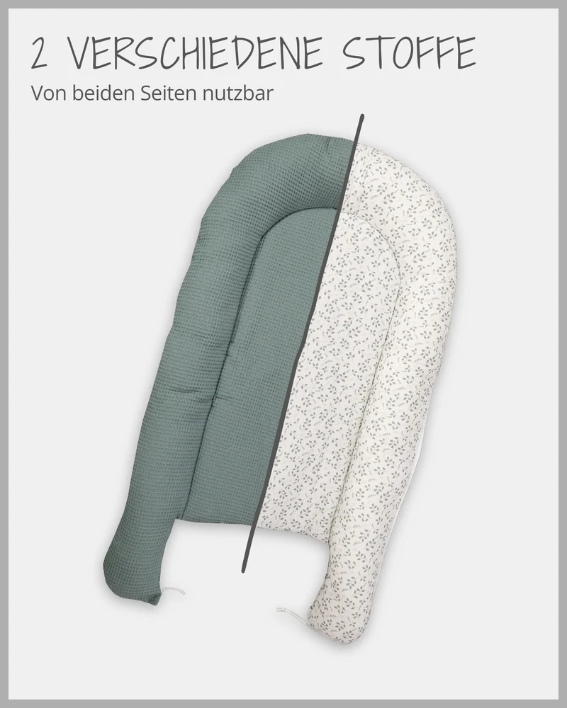 Babynest Floral Grün