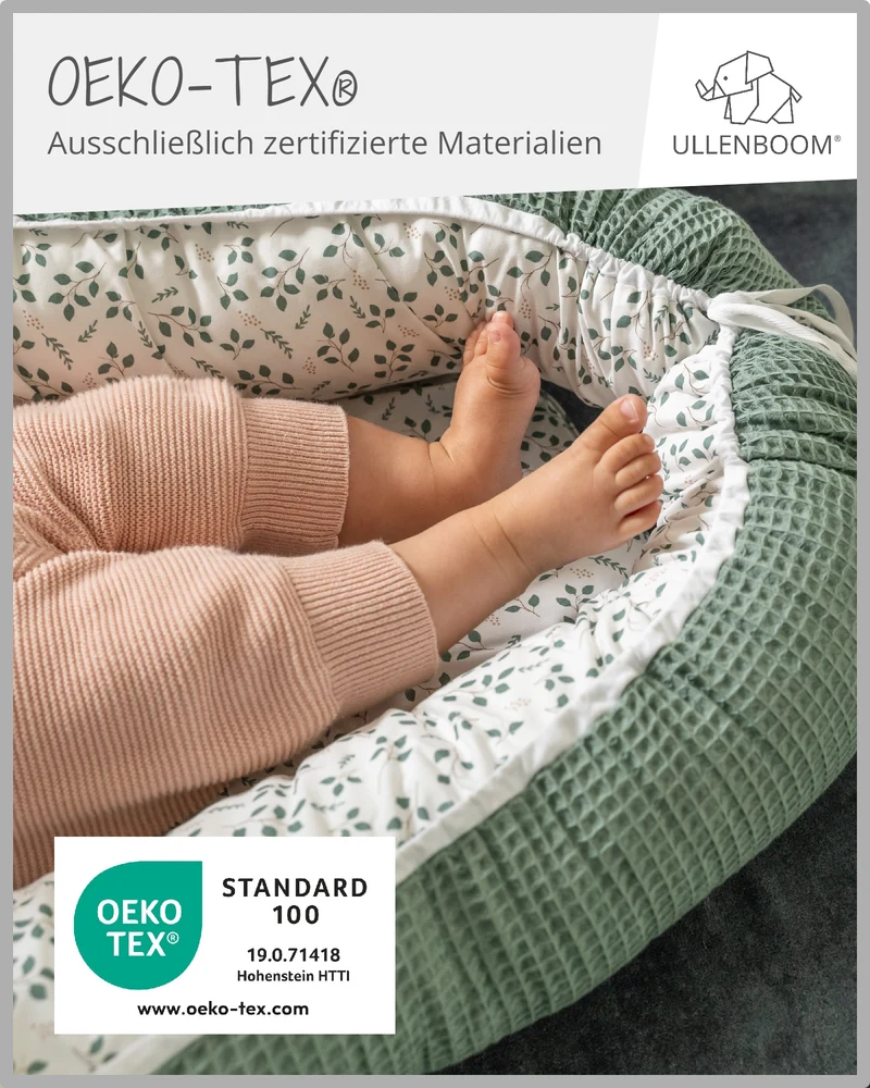 Babynest Floral Grün