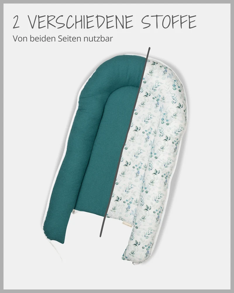 Babynest Eukalyptus Petrol
